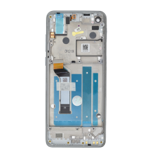 Дисплей Motorola XT2013 Moto One Action з сенсором та рамкою white (Original) PLS-00-00142927