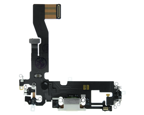 Шлейф iPhone 12 з роз'ємом зарядки white (Original) PLS-00-00107255