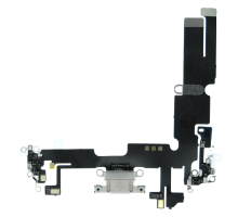 Шлейф iPhone 14 Plus з роз'ємом зарядки white PLS-00-00107191