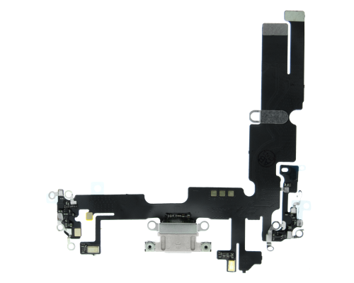 Шлейф iPhone 14 Plus з роз'ємом зарядки white PLS-00-00107191