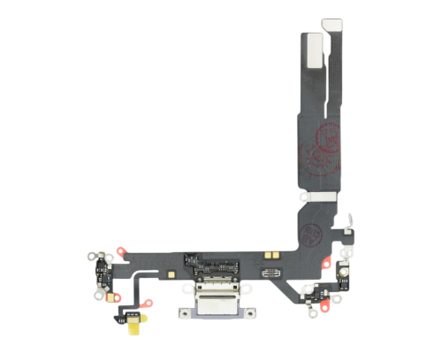 Шлейф iPhone 17 з роз'ємом зарядки lavender (Original Used) PLS-00-00152685