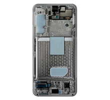 Дисплей Samsung S901 Galaxy S22 з сенсором та рамкою white (Original) PLS-00-00090151