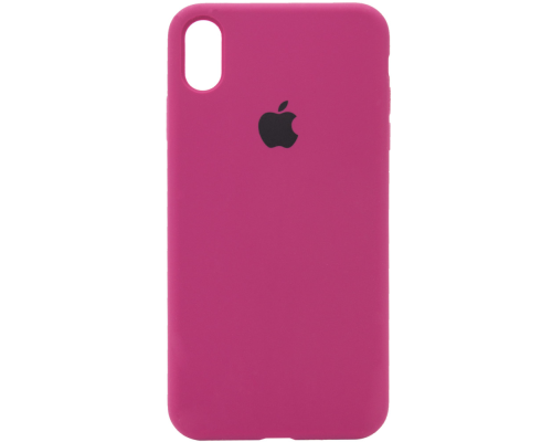 Чохол Silicone Case Full Protective iPhone XR maroon PLS-00-00071779