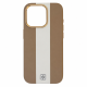 Чохол шкіряний Rally with Magnetic для iPhone 15 beige white PLS-00-00164589