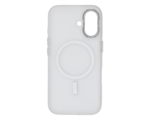 Чохол TPU+PC Metal Buttons with MagSafe iPhone 16 white PLS-00-00135476