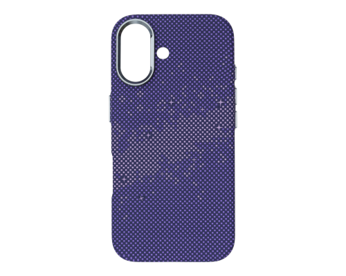 Чохол D Glory Ultra Slim with MagSafe iPhone 16 purple pixel PLS-00-00156414