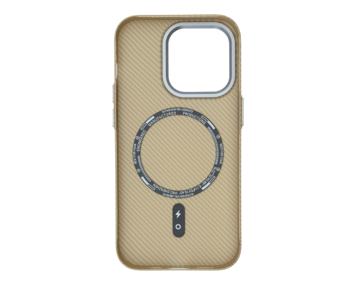 Чохол D Glory Ultra Slim with MagSafe iPhone 16 Pro Max beige carbon PLS-00-00156424