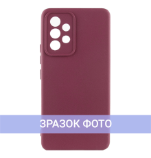 Чохол Silicone Cover Full Camera Samsung A032 Galaxy A03 Core maroon PLS-00-00119105
