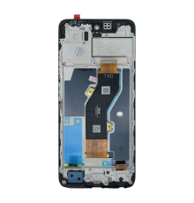 Дисплей Infinix Hot 40i з сенсором та рамкою black (Service) (ver. TXD) PLS-00-00163275