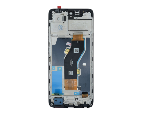 Дисплей Infinix Hot 40i з сенсором та рамкою black (Service) (ver. TXD) PLS-00-00163275