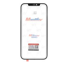 Скло дисплея iPhone 12 Pro MAX з OCA black (Musttby) PLS-00-00123703