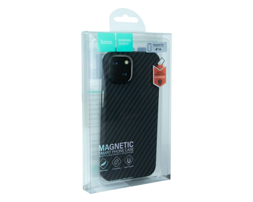 Чохол Hoco Carbon Fiber TPU iPhone 14 black PLS-00-00131731