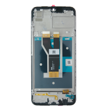 Дисплей Realme C21 з сенсором та рамкою black (ver. TXD) PLS-00-00111347