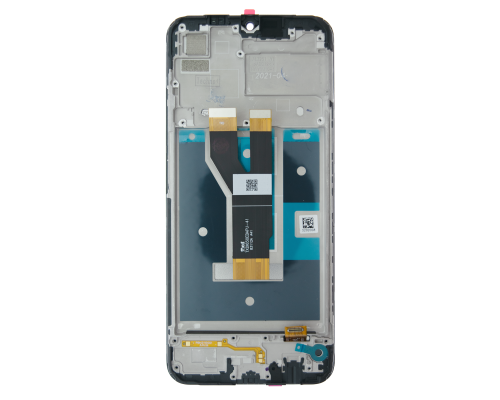 Дисплей Realme C21 з сенсором та рамкою black (ver. TXD) PLS-00-00111347