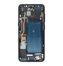 Дисплей Samsung G950 Galaxy S8 з сенсором та рамкою black (Original Refurbished) (FLYCDI) PLS-00-00140202