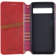 Чохол-книжка Leather Cubic Google Pixel 6a red PLS-00-00162760