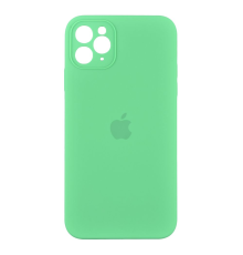 Чохол Silicone Case Квадратні Борти Full Camera iPhone 11 Pro Max spearmint PLS-00-00103220