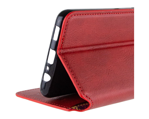 Чохол-книжка Leather Cubic Oppo A98 red PLS-00-00162832