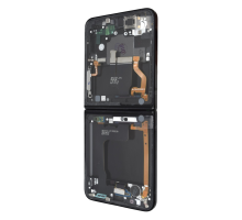 Дисплей Samsung F721 Galaxy Flip4 5G (Inner Дисплей) з сенсором та рамкою black (Original) PLS-00-00101365