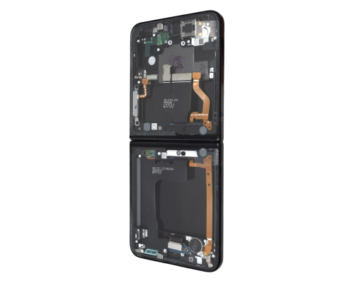 Дисплей Samsung F721 Galaxy Flip4 5G (Inner Дисплей) з сенсором та рамкою black (Original) PLS-00-00101365