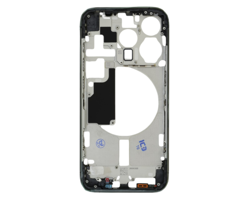 Середня частина корпусу для iPhone 15 Pro US black (OEM) PLS-00-00163240
