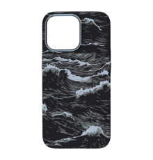 Чохол D Glory Ultra Slim with Magnetic для iPhone 12 Pro Max black wave PLS-00-00166052