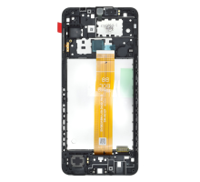 Дисплей Samsung A127 Galaxy A12 (2021) з сенсором та рамкою black (Original) PLS-00-00084726