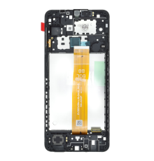 Дисплей Samsung A127 Galaxy A12 (2021) з сенсором та рамкою black (Original) PLS-00-00084726