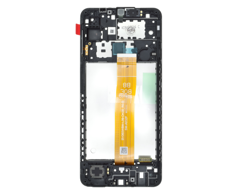 Дисплей Samsung A127 Galaxy A12 (2021) з сенсором та рамкою black (Original) PLS-00-00084726