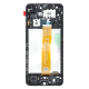 Дисплей Samsung A127 Galaxy A12 (2021) з сенсором та рамкою black (Original) PLS-00-00084726