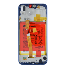 Дисплей Huawei P20 Lite з сенсором black та рамкою blue (Original) PLS-00-00074897