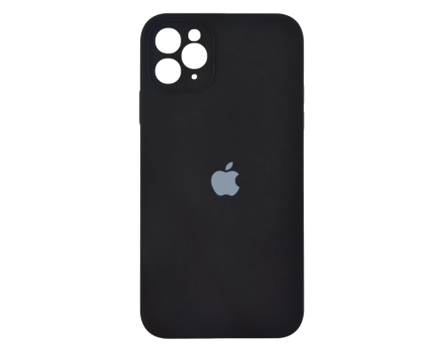 Чохол Silicone Case Квадратні Борти Full Camera iPhone 11 Pro black PLS-00-00102446