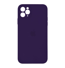 Чохол Silicone Case Квадратні Борти Full Camera iPhone 11 Pro purple PLS-00-00102448