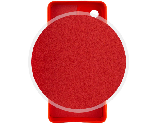 Чохол Silicone Cover Full Camera Motorola Moto E13 red PLS-00-00122004