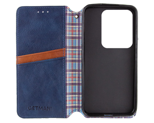 Чохол-книжка Leather Cubic Xiaomi Redmi Note 13 5G blue PLS-00-00163087