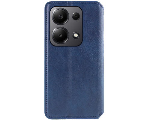 Чохол-книжка Leather Cubic Xiaomi Redmi Note 13 5G blue PLS-00-00163087
