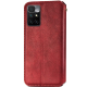 Чохол-книжка Leather Cubic Xiaomi Redmi 10 red PLS-00-00163001