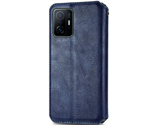 Чохол-книжка Leather Cubic Xiaomi 11T blue PLS-00-00162963