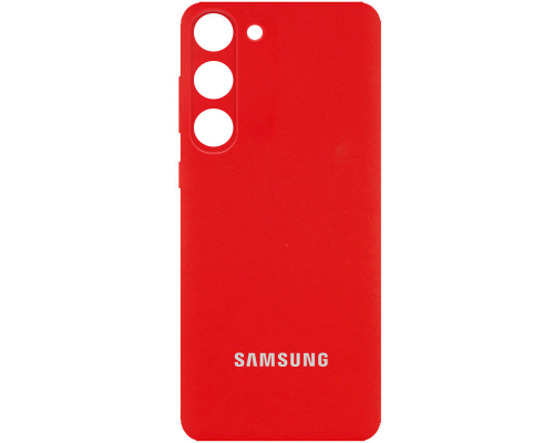 Чохол Silicone Cover Full Camera Samsung S916 Galaxy S23 Plus red PLS-00-00105587