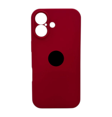 Чохол Silicone Case Full Camera Protective для iPhone 17 Pro rose red (УЦІНКА) PLS-00-00159436