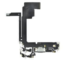 Шлейф iPhone 15 Pro Max з роз'ємом зарядки natural titanium PLS-00-00112843