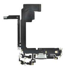 Шлейф iPhone 15 Pro Max з роз'ємом зарядки natural titanium PLS-00-00112843