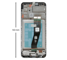Дисплей Samsung A025G Galaxy A02s (2021) (163 х 72,5 мм) з сенсором та рамкою black (Original) PLS-00-00083655