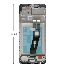 Дисплей Samsung A025G Galaxy A02s (2021) (163 х 72,5 мм) з сенсором та рамкою black (Original) PLS-00-00083655