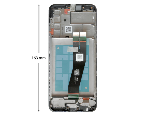 Дисплей Samsung A025G Galaxy A02s (2021) (163 х 72,5 мм) з сенсором та рамкою black (Original) PLS-00-00083655