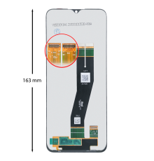 Дисплей Samsung A025G Galaxy A02s (2021) (163 х 72,5 мм) з сенсором black (Original China) PLS-00-00057393