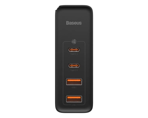 Зарядний пристрій Baseus GaN2 Pro 100W 5A 2USB-A+2USB-C black PLS-00-00088825