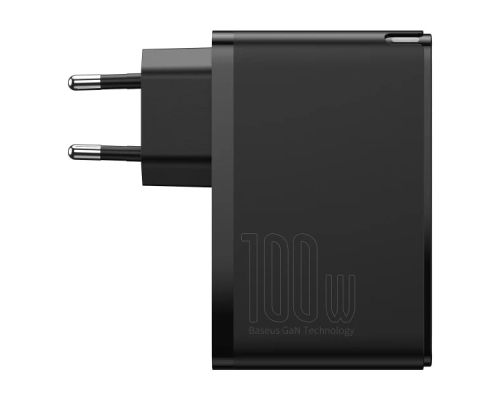 Зарядний пристрій Baseus GaN2 Pro 100W 5A 2USB-A+2USB-C black PLS-00-00088825