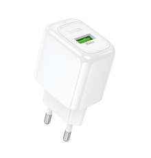 Зарядний пристрій Hoco CS52A 18W 3A 1USB-A white PLS-00-00145523