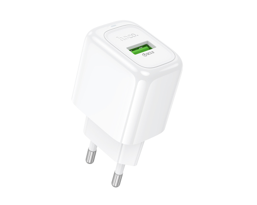 Зарядний пристрій Hoco CS52A 18W 3A 1USB-A white PLS-00-00145523